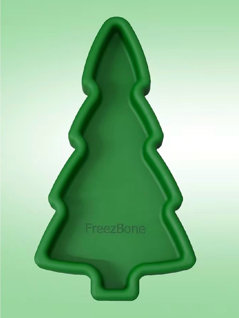 Freezbone Christmas Tree Dog snack or treat freezer bowl or meals 80 pounds! NEW
